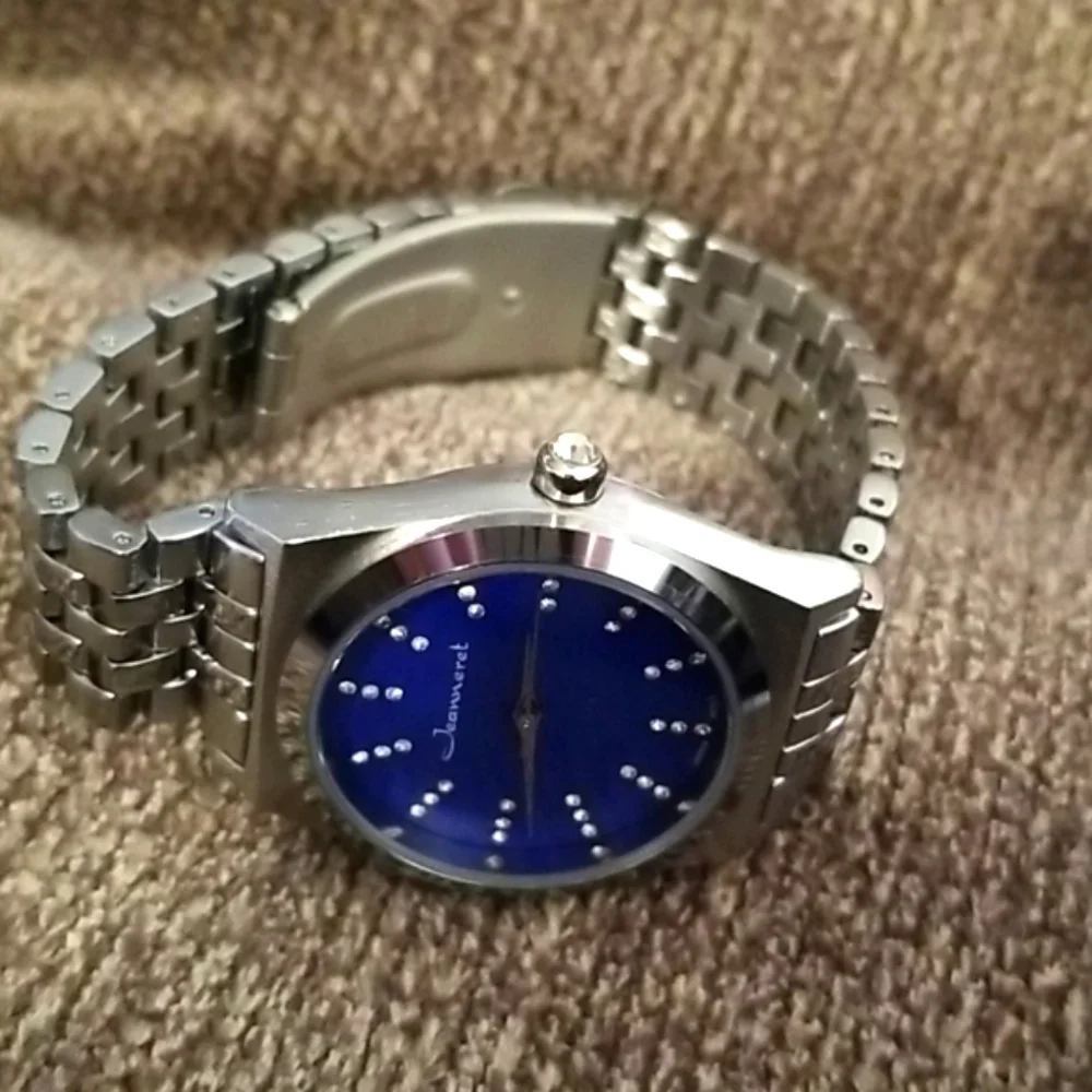 👽Apocalypse Jeanneret Casual Cystal 🌚💜Hour Indices Ladies Watch